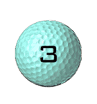 ゴルフボールズ 3（個別スタンプ：34）