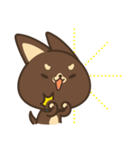 Hoppy Happy Dog（個別スタンプ：4）