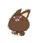 Hoppy Happy Dog（個別スタンプ：6）