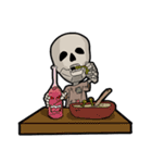 skeleton alone（個別スタンプ：10）