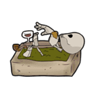 skeleton alone（個別スタンプ：15）