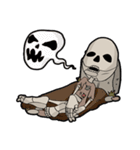 skeleton alone（個別スタンプ：17）
