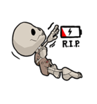skeleton alone（個別スタンプ：18）