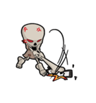 skeleton alone（個別スタンプ：21）