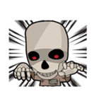 skeleton alone（個別スタンプ：23）