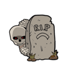skeleton alone（個別スタンプ：30）