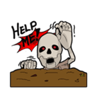 skeleton alone（個別スタンプ：32）