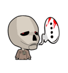 skeleton alone（個別スタンプ：35）