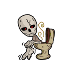 skeleton alone（個別スタンプ：39）