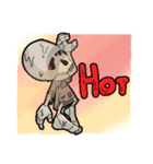 skeleton alone（個別スタンプ：40）