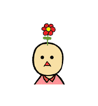 Flower man and her friends（個別スタンプ：2）