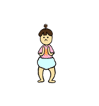 Flower man and her friends（個別スタンプ：5）
