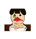 Flower man and her friends（個別スタンプ：14）