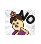 Flower man and her friends（個別スタンプ：17）