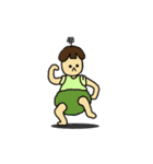 Flower man and her friends（個別スタンプ：19）