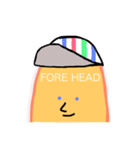 おでこ（個別スタンプ：8）