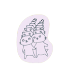 白目ねこの日常2（個別スタンプ：39）
