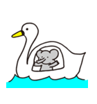 ゾウさんのスタンプ（個別スタンプ：7）