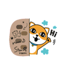 a cats living in the moon town star room（個別スタンプ：1）