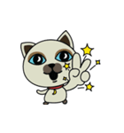 a cats living in the moon town star room（個別スタンプ：8）