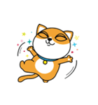 a cats living in the moon town star room（個別スタンプ：9）