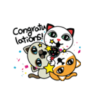 a cats living in the moon town star room（個別スタンプ：10）