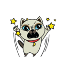 a cats living in the moon town star room（個別スタンプ：12）