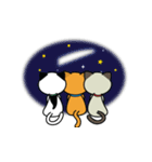 a cats living in the moon town star room（個別スタンプ：18）
