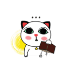 a cats living in the moon town star room（個別スタンプ：27）
