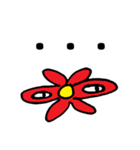 花の妖精（中国語）（個別スタンプ：4）