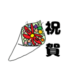 花の妖精（中国語）（個別スタンプ：5）