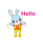 Blue Rabbit Boy（個別スタンプ：1）