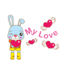 Blue Rabbit Boy（個別スタンプ：10）