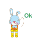 Blue Rabbit Boy（個別スタンプ：21）