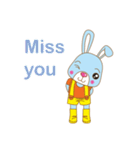 Blue Rabbit Boy（個別スタンプ：26）