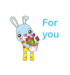 Blue Rabbit Boy（個別スタンプ：30）