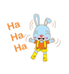 Blue Rabbit Boy（個別スタンプ：37）