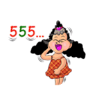 Fuji curly girl（個別スタンプ：7）