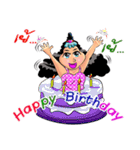 Fuji curly girl（個別スタンプ：18）