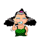 Fuji curly girl（個別スタンプ：22）