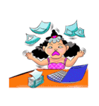 Fuji curly girl（個別スタンプ：26）