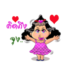 Fuji curly girl（個別スタンプ：30）