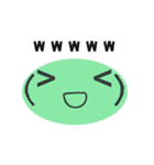 かわいい顔の顔文字（個別スタンプ：1）