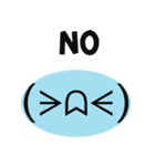 かわいい顔の顔文字（個別スタンプ：10）