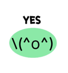 かわいい顔の顔文字（個別スタンプ：11）