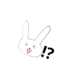 白うさ（個別スタンプ：1）