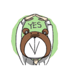 Mr.bear head（個別スタンプ：5）