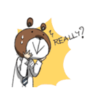 Mr.bear head（個別スタンプ：8）