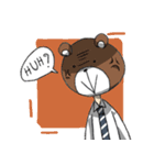 Mr.bear head（個別スタンプ：14）
