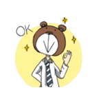 Mr.bear head（個別スタンプ：25）
